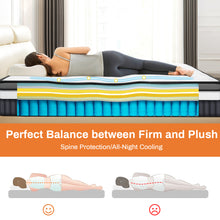 Load image into Gallery viewer, King Mattress in a Box, 13in Memory Foam Mattress, Motion Isolation, Zoned Pressure Relief, Cooling & Breathable, Gel Infused, Medium Firm Feel, CertiPUR-US Certified