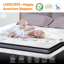 Load image into Gallery viewer, King Mattress, Famistar 14 Inch Memory Foam Mattress King Size, Innerspring Hybrid King Bed Mattress in a Box Medium Firm with Motion Isolation & Strong Support & Pressure Relief, CertiPUR-US