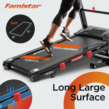 Load image into Gallery viewer, Famistar Foldable Incline Treadmill for Home, 300lbs Capacity, 4.5HP&10MPH, Electric Treadmill w/ 15 Levels Auto Incline, APP Control&Stereo Bluetooth, 64 Preset Programs, Brushless Motor Ultra Silent