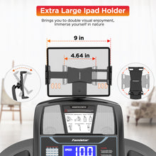 Load image into Gallery viewer, Famistar 4.5HP Folding Treadmill Clearance for Home with 15 Auto Incline, Smart APP, 300lbs, HiFi Bluetooth Speakers, 64 Programs, 10MPH Speed, Foldable EleTreadmill Running Machine, Knee Strap Gift