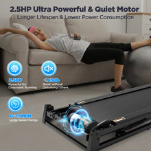 Load image into Gallery viewer, Famistar 2.5HP Folding Treadmill w/ Incline, 300lbs Capacity, Treadmill for Home, 64+3+3+1 Programs, APP&HiFi Stereo Speakers, 7.5MPH, Shock-Absorbing System, Portable Walking Running Machine