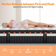 Load image into Gallery viewer, King Mattress, Famistar 14 Inch Memory Foam Mattress King Size, Innerspring Hybrid King Bed Mattress in a Box Medium Firm with Motion Isolation & Strong Support & Pressure Relief, CertiPUR-US