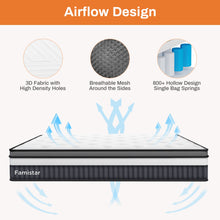 Load image into Gallery viewer, King Mattress in a Box, 13in Memory Foam Mattress, Motion Isolation, Zoned Pressure Relief, Cooling & Breathable, Gel Infused, Medium Firm Feel, CertiPUR-US Certified