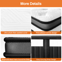 Load image into Gallery viewer, King Mattress in a Box, 13in Memory Foam Mattress, Motion Isolation, Zoned Pressure Relief, Cooling & Breathable, Gel Infused, Medium Firm Feel, CertiPUR-US Certified