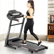 Load image into Gallery viewer, Famistar JK1607 Folding Electric Treadmill for Home Jogging Running with 2.5HP 3 Manual Incline | MP3 Player | Safety Key | LCD Display | Cup Holder - Portable Space Saving - Free Gift 2 Knee Straps