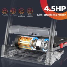 Load image into Gallery viewer, Famistar Foldable Incline Treadmill for Home, 300lbs Capacity, 4.5HP&10MPH, Electric Treadmill w/ 15 Levels Auto Incline, APP Control&Stereo Bluetooth, 64 Preset Programs, Brushless Motor Ultra Silent