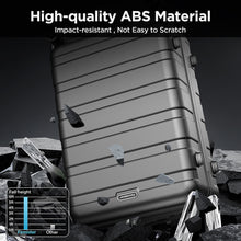 Load image into Gallery viewer, Famistar 4 Piece Hardside Luggage Suitcase Set with 360° Double Spinner Wheels Integrated TSA Lock, 14” Travel Case, 20" Carry-On Luggage, 24" Checked Luggage and 28" Checked Luggage