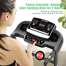 Load image into Gallery viewer, Famistar JK1607 Folding Electric Treadmill for Home Jogging Running with 2.5HP 3 Manual Incline | MP3 Player | Safety Key | LCD Display | Cup Holder - Portable Space Saving - Free Gift 2 Knee Straps