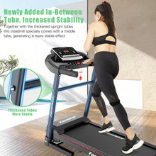 Load image into Gallery viewer, Famistar JK1607 Folding Electric Treadmill for Home Jogging Running with 2.5HP 3 Manual Incline | MP3 Player | Safety Key | LCD Display | Cup Holder - Portable Space Saving - Free Gift 2 Knee Straps
