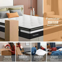 Load image into Gallery viewer, King Mattress in a Box, 13in Memory Foam Mattress, Motion Isolation, Zoned Pressure Relief, Cooling & Breathable, Gel Infused, Medium Firm Feel, CertiPUR-US Certified