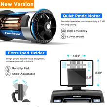 Load image into Gallery viewer, Famistar 4.5HP Folding Treadmill for Home with 15 Levels Auto Incline, 300LB Capacity, 10MPH Speed Controls, App Control, New Version, Black